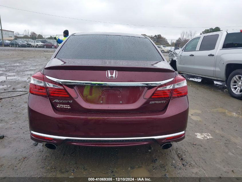 VIN 1HGCR2F52GA051443 2016 Honda Accord, Sport no.16