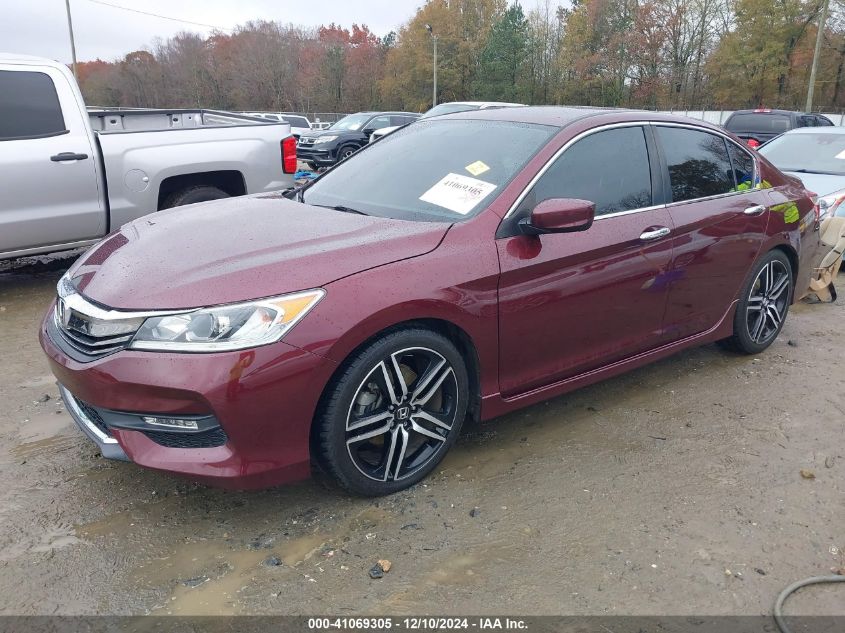 VIN 1HGCR2F52GA051443 2016 Honda Accord, Sport no.2