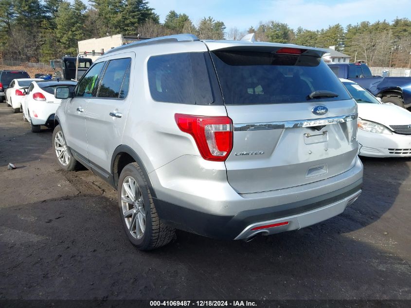 2017 Ford Explorer Limited VIN: 1FM5K8F84HGA23629 Lot: 41069487