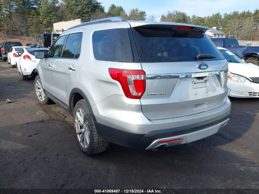 VIN 1FM5K8F84HGA23629 2017 FORD EXPLORER no.3