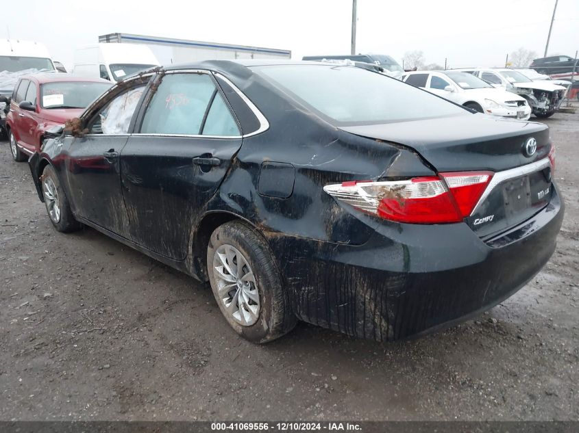 VIN 4T1BD1FK3GU188278 2016 Toyota Camry, Hybrid LE no.3