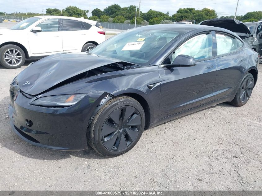 VIN 5YJ3E1EB6RF812416 2024 Tesla Model 3, Long Rang... no.2