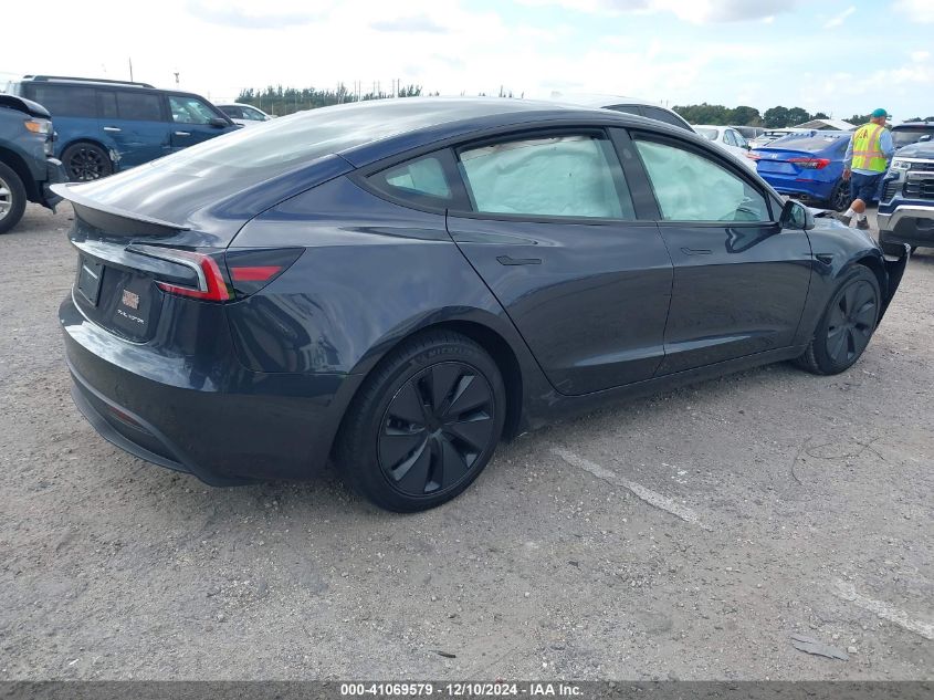 VIN 5YJ3E1EB6RF812416 2024 Tesla Model 3, Long Rang... no.4