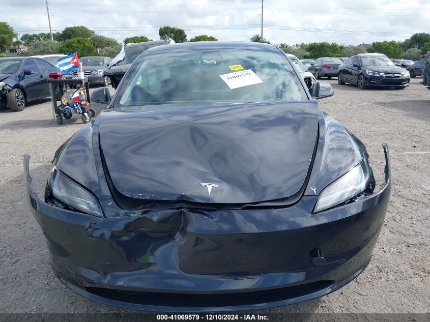 VIN 5YJ3E1EB6RF812416 2024 Tesla Model 3, Long Rang... no.6