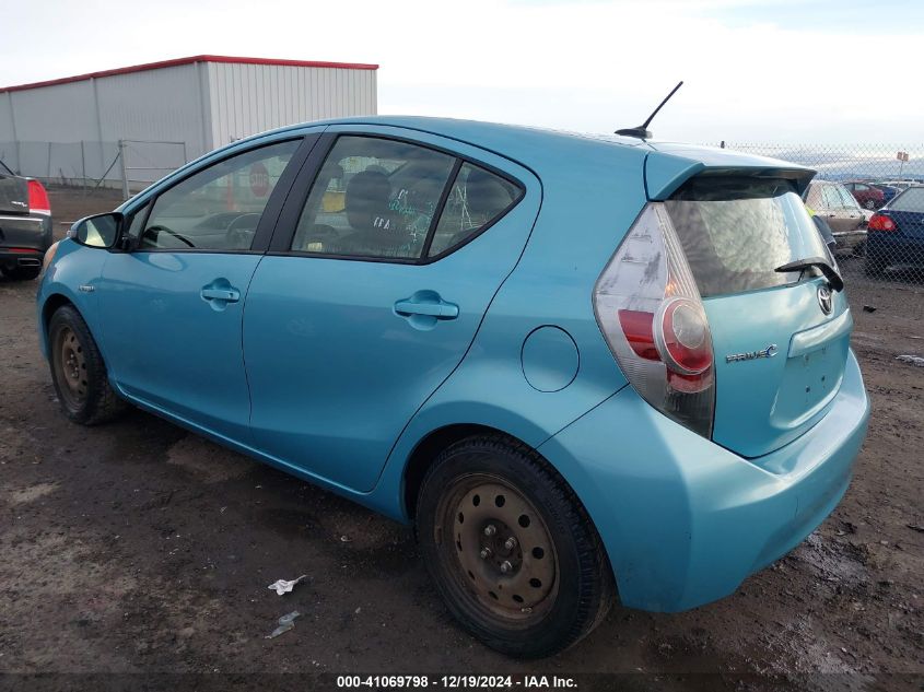 VIN JTDKDTB37D1041442 2013 TOYOTA PRIUS C no.3