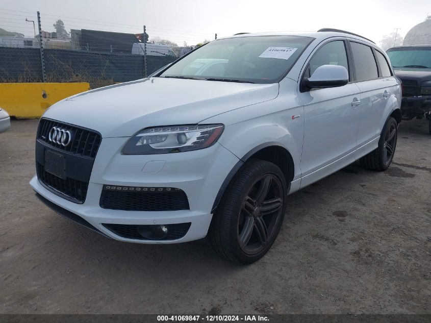 VIN WA1DGAFE0ED019681 2014 Audi Q7, 3.0T S Line Pre... no.2