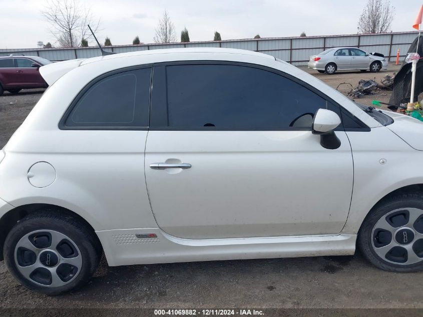 2017 Fiat 500E Battery Electric VIN: 3C3CFFGE3HT575762 Lot: 41069882