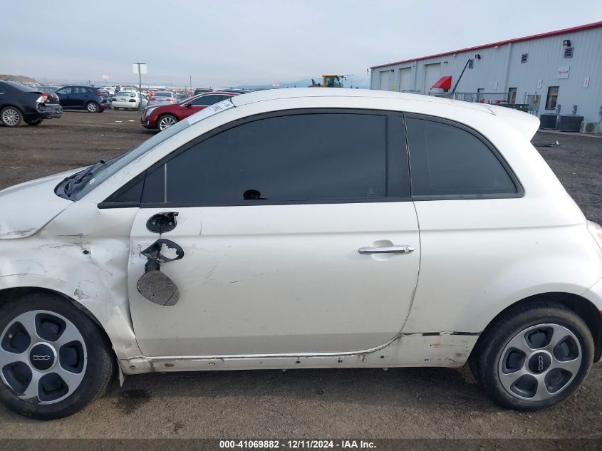 2017 Fiat 500E Battery Electric VIN: 3C3CFFGE3HT575762 Lot: 41069882