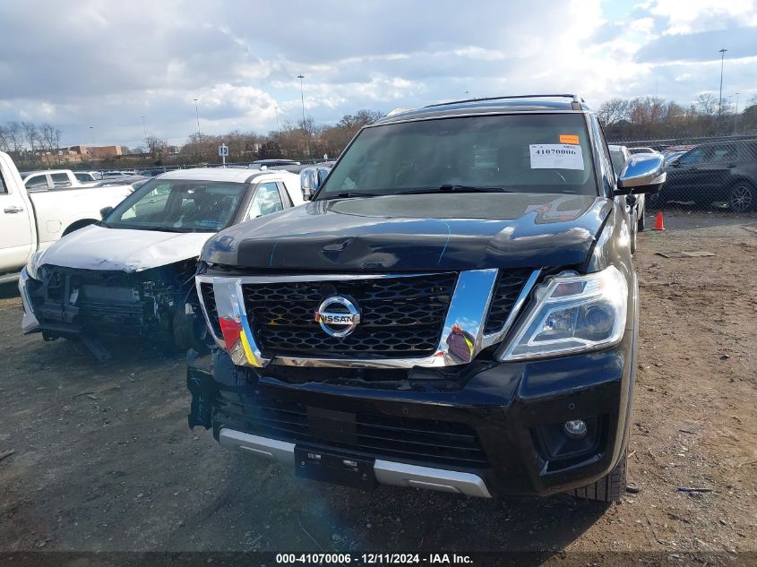 2017 Nissan Armada Sl VIN: JN8AY2ND4H9010580 Lot: 41070006