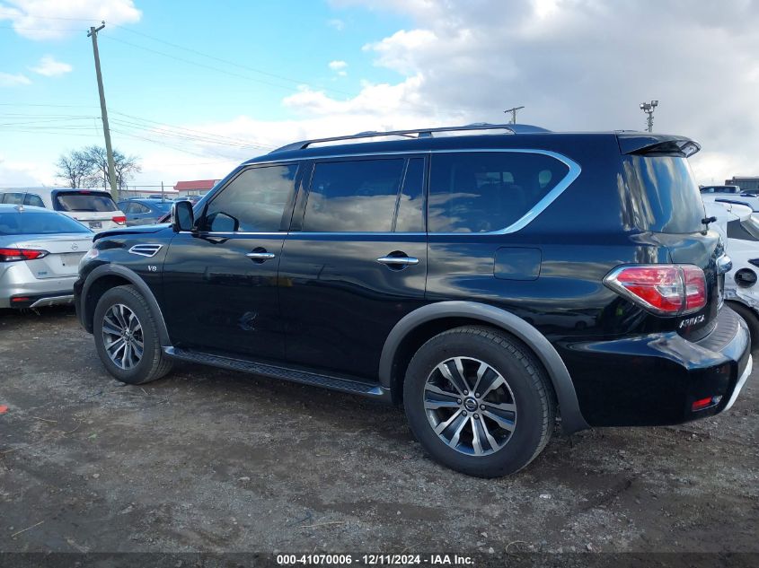 2017 Nissan Armada Sl VIN: JN8AY2ND4H9010580 Lot: 41070006