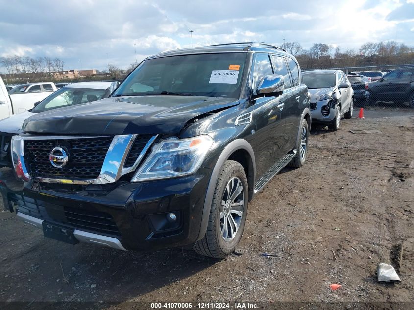 VIN JN8AY2ND4H9010580 2017 Nissan Armada, SL no.2