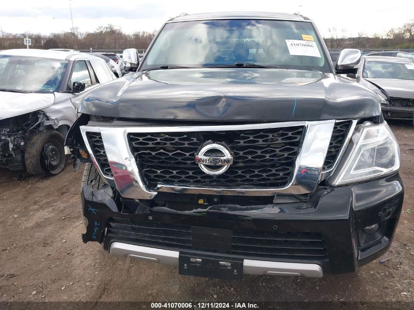 2017 Nissan Armada Sl VIN: JN8AY2ND4H9010580 Lot: 41070006