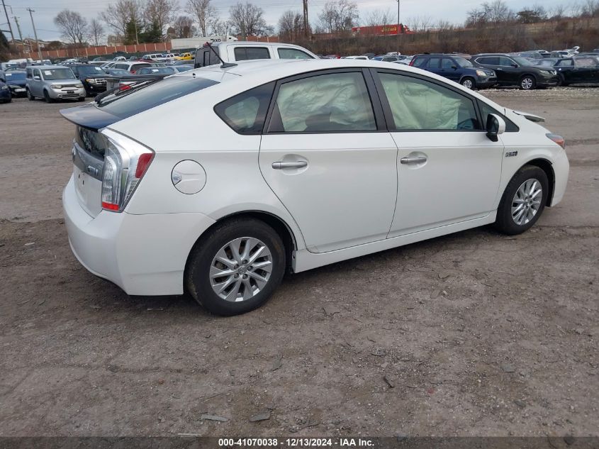 VIN JTDKN3DP2E3049225 2014 Toyota Prius, Plug-In Ba... no.4