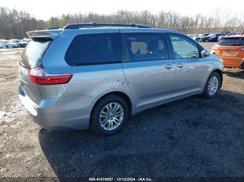 VIN 5TDYK3DCXFS656960 2015 Toyota Sienna, Xle/Limited no.4