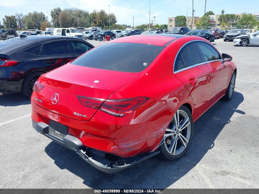 VIN WDD5J4HB8LN023457 2020 Mercedes-Benz CLA 250, 4... no.4