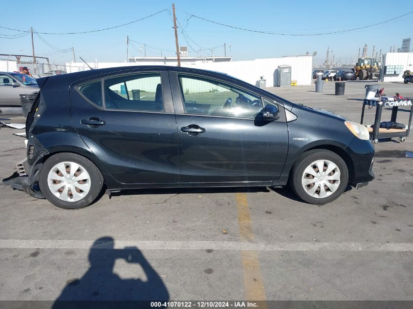 2013 Toyota Prius C One VIN: JTDKDTB30D1044392 Lot: 41070122