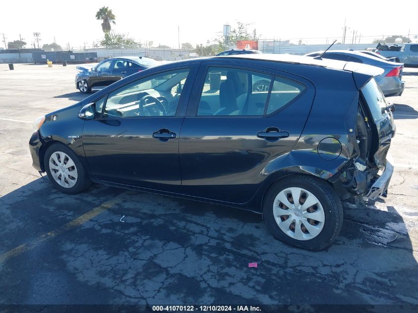 2013 Toyota Prius C One VIN: JTDKDTB30D1044392 Lot: 41070122