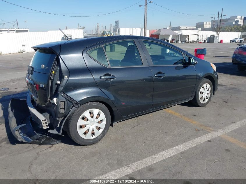 VIN JTDKDTB30D1044392 2013 Toyota Prius, C One no.4