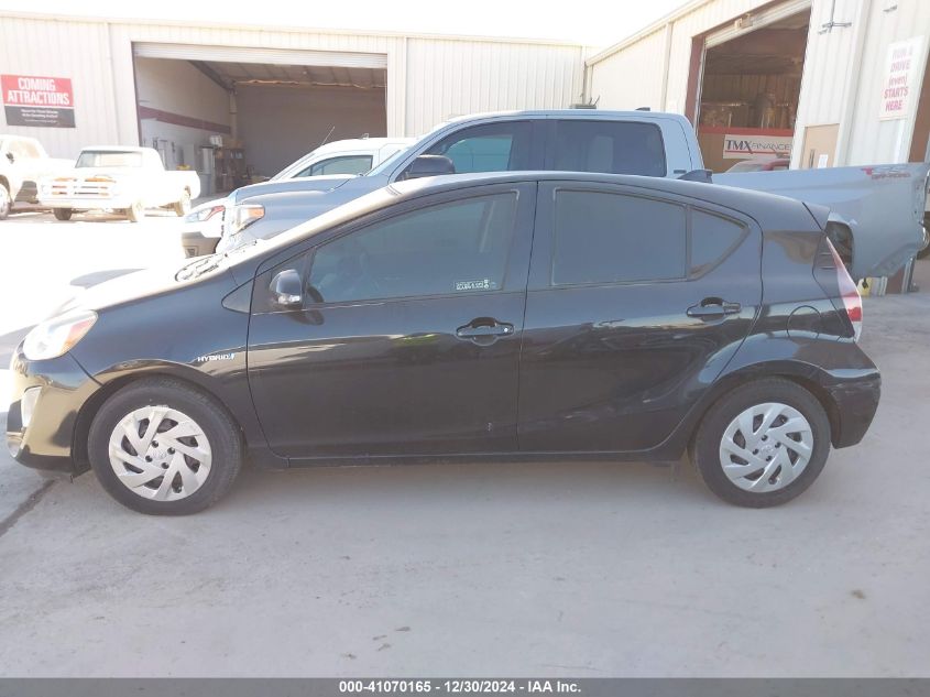 VIN JTDKDTB31G1122649 2016 TOYOTA PRIUS C no.14