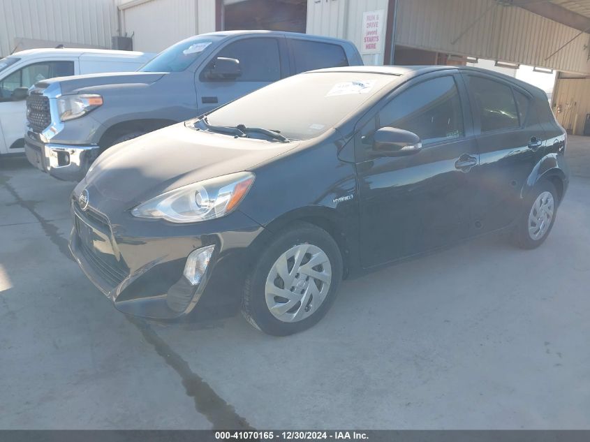 VIN JTDKDTB31G1122649 2016 TOYOTA PRIUS C no.2