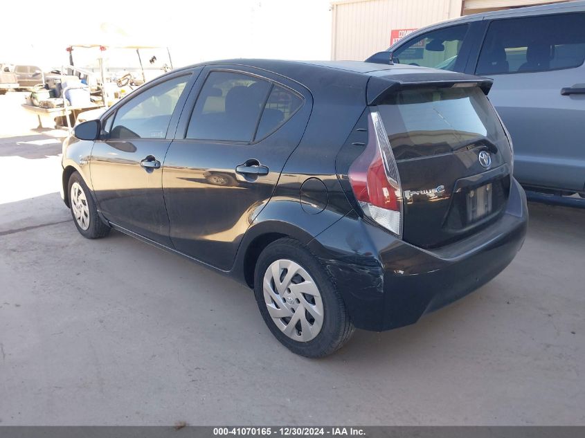 VIN JTDKDTB31G1122649 2016 TOYOTA PRIUS C no.3