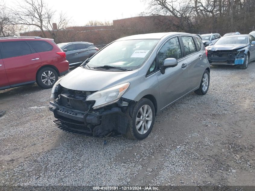 VIN 3N1CE2CP4EL389256 2014 Nissan Versa, Note SV no.2