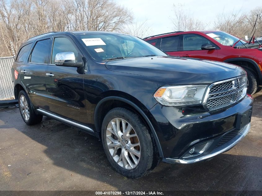 VIN 1C4RDJEG0FC112165 2015 Dodge Durango, Citadel no.1