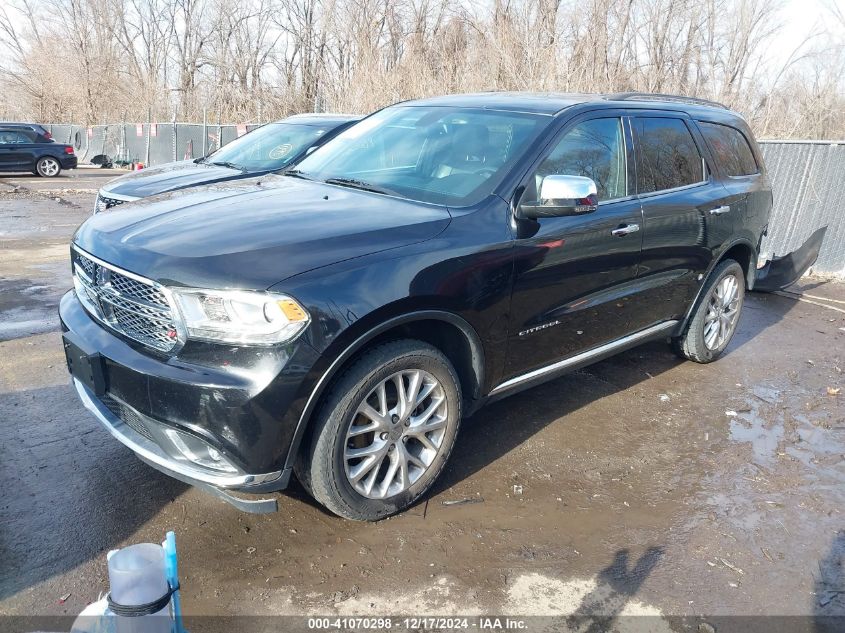 VIN 1C4RDJEG0FC112165 2015 Dodge Durango, Citadel no.2