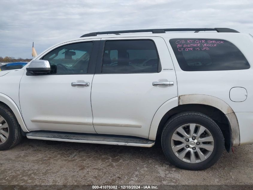 2013 Toyota Sequoia Limited 5.7L V8 VIN: 5TDJW5G1XDS079825 Lot: 41070382