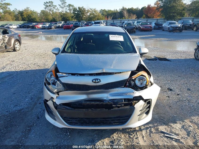 2017 Kia Rio Lx VIN: KNADM5A33H6036895 Lot: 41070451