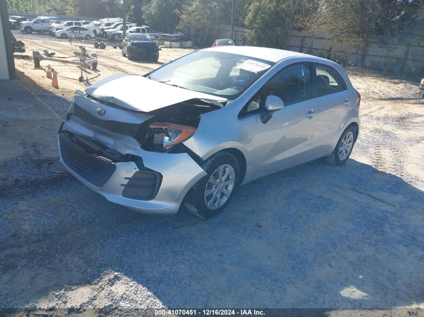 VIN KNADM5A33H6036895 2017 KIA Rio, LX no.2