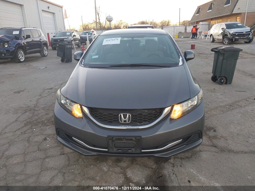 2013 HONDA CIVIC VIN: 19XFB2F54DE002916