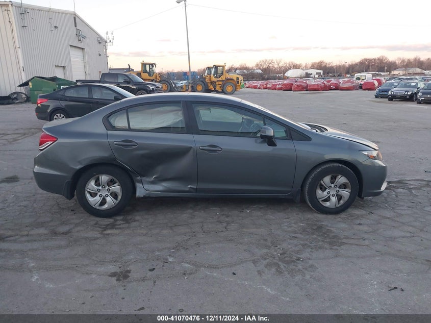 2013 HONDA CIVIC VIN: 19XFB2F54DE002916