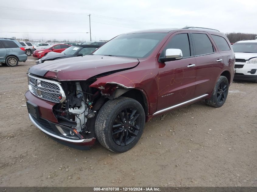 VIN 1C4RDJEG6GC353908 2016 Dodge Durango, Citadel no.2