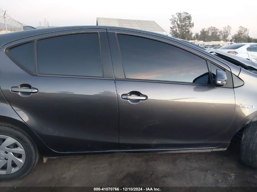 2015 Toyota Prius C Two VIN: JTDKDTB30F1586854 Lot: 41070766