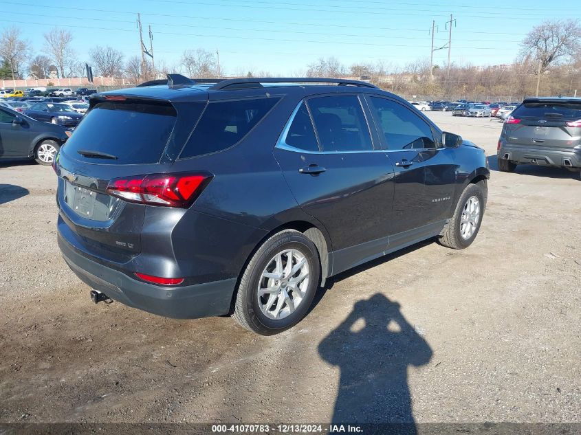 VIN 3GNAXUEV8NS182596 2022 Chevrolet Equinox, Awd Lt no.4