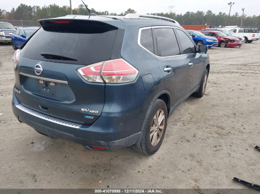 VIN 5N1AT2MKXEC782215 2014 NISSAN ROGUE no.4