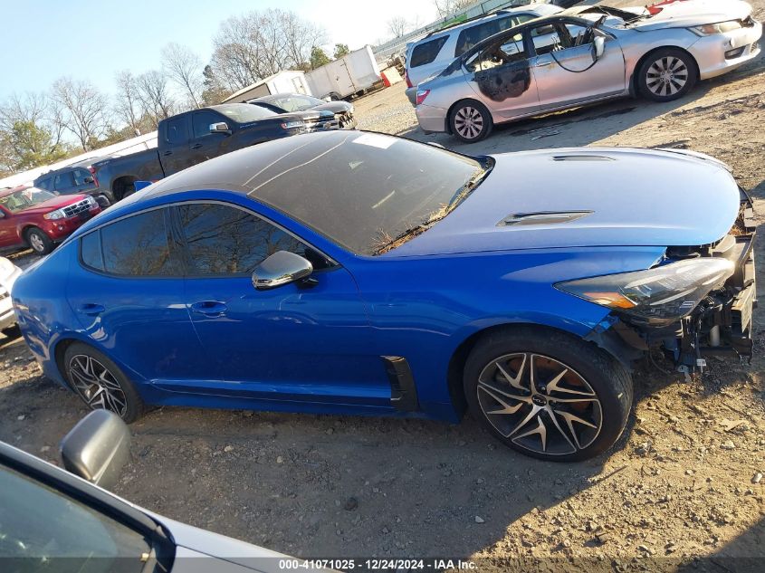 2022 Kia Stinger Gt-Line VIN: KNAE35LD2N6116018 Lot: 41071025