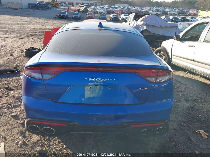 2022 Kia Stinger Gt-Line VIN: KNAE35LD2N6116018 Lot: 41071025