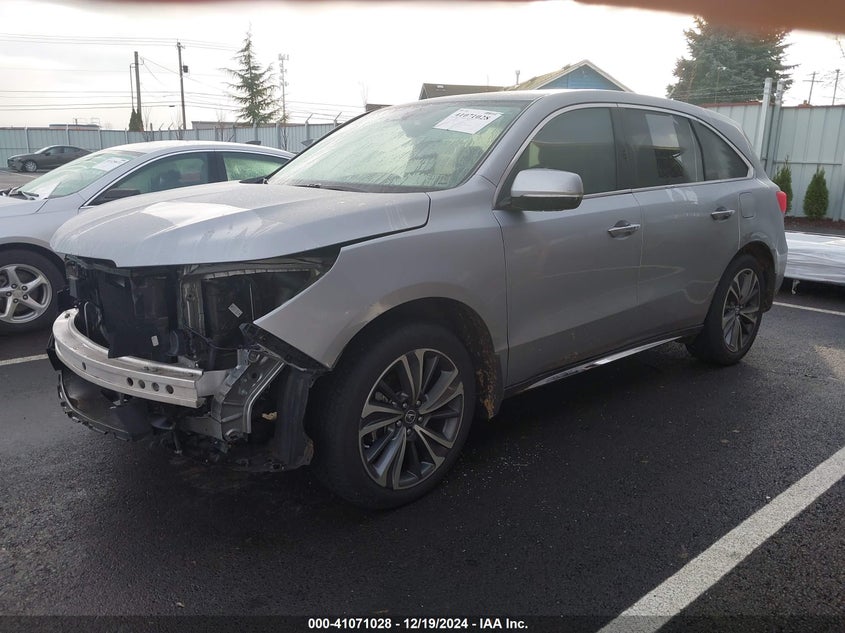 2019 ACURA MDX VIN: 5J8YD4H55KL017409