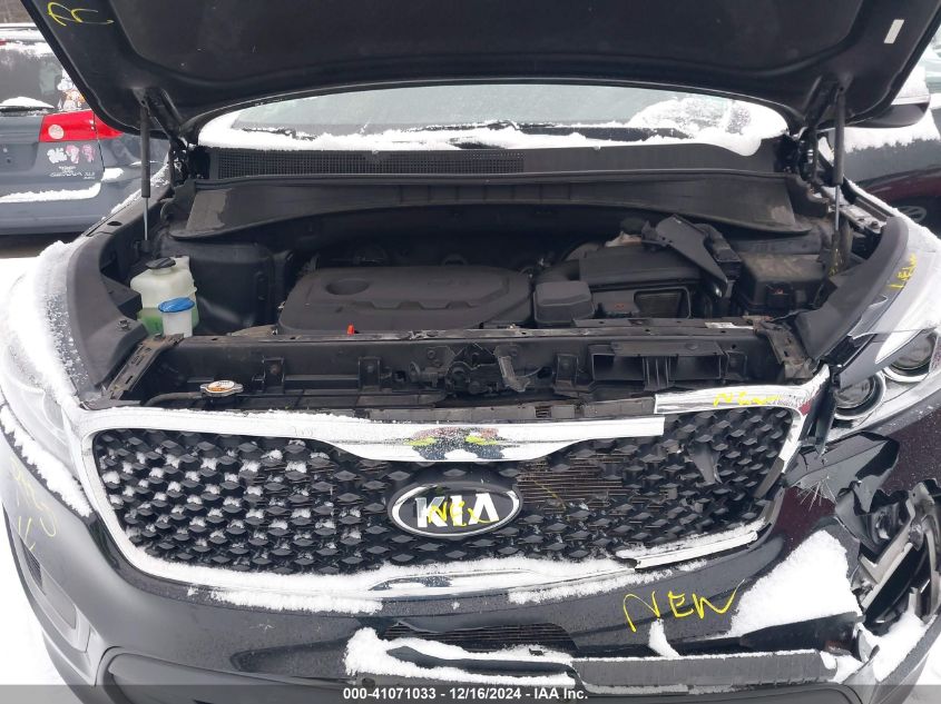 2016 Kia Sorento 2.4L Lx VIN: 5XYPGDA31GG034530 Lot: 41071033