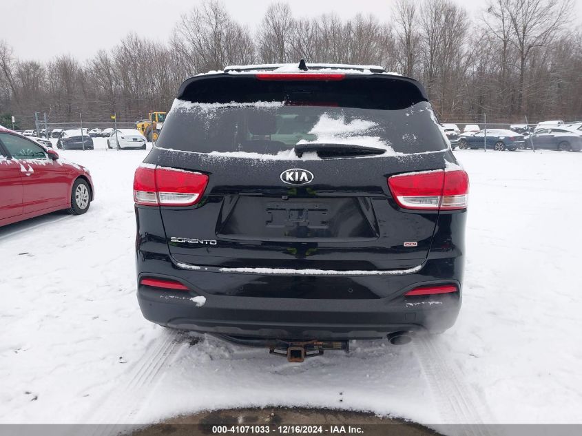 2016 Kia Sorento 2.4L Lx VIN: 5XYPGDA31GG034530 Lot: 41071033