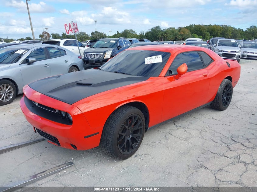 Vin: 2c3cdzbt2gh311873, lot: 41561123, dodge challenger r/t 20162
