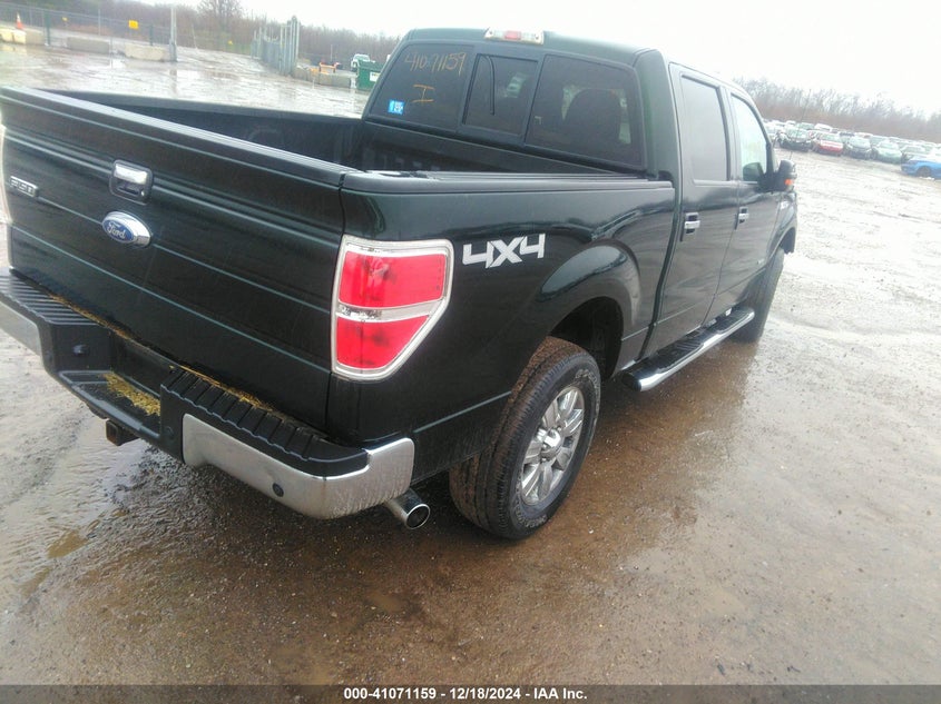 Vin: 1ftfw1et1cfb62996, lot: 41561159, ford f-150 xlt 20124