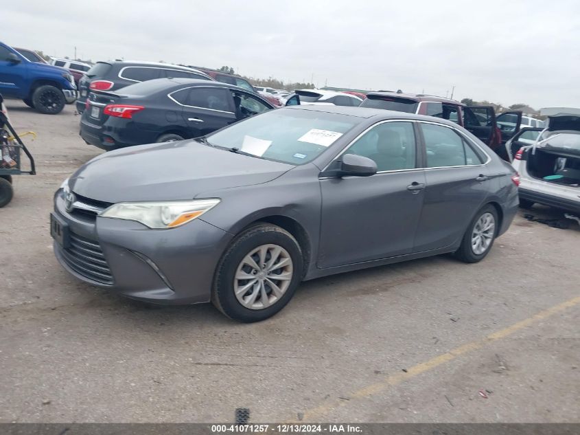 VIN 4T4BF1FK8FR514090 2015 Toyota Camry, LE no.2