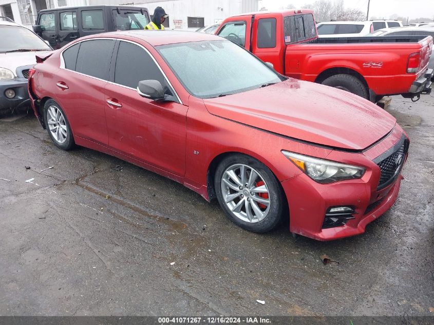 VIN JN1BV7AR1EM686102 2014 INFINITI Q50 no.1