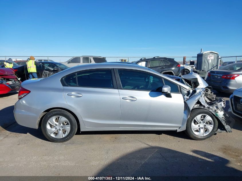 VIN 2HGFB2F55EH516779 2014 Honda Civic, LX no.13