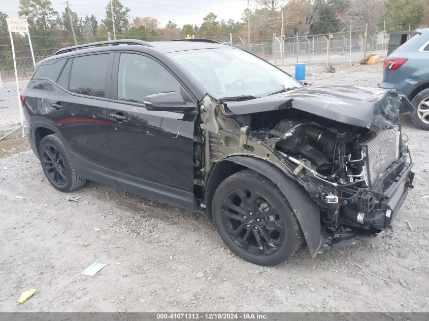 VIN 3GKALMEVXNL201765 2022 GMC Terrain, Fwd Sle no.1