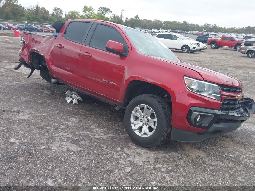 VIN 1GCGSCEN0M1276094 2021 Chevrolet Colorado, 2Wd... no.1