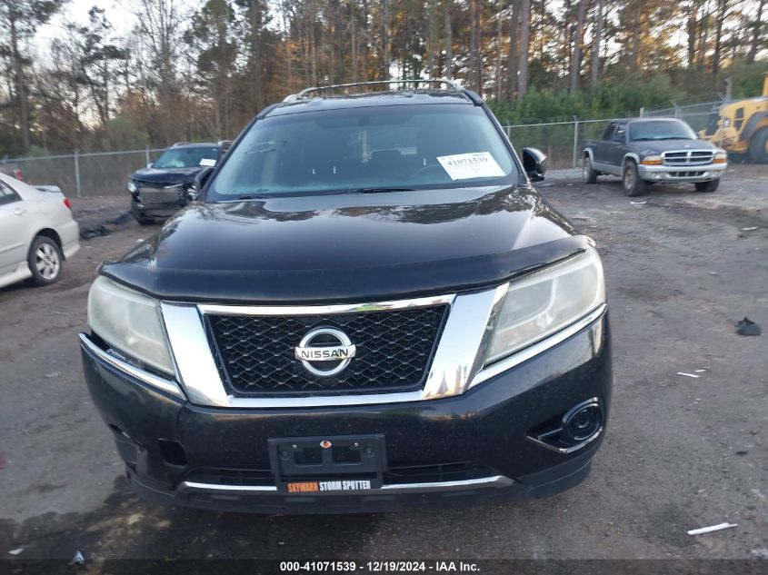 2014 Nissan Pathfinder Sv VIN: 5N1AR2MN2EC715908 Lot: 41071539